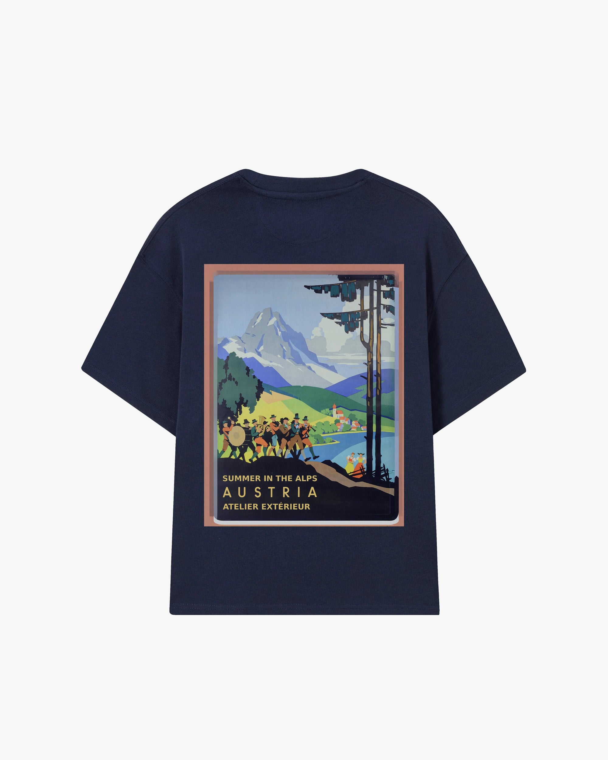 Austrian Summer Boxy Tee – Atelier Extérieur