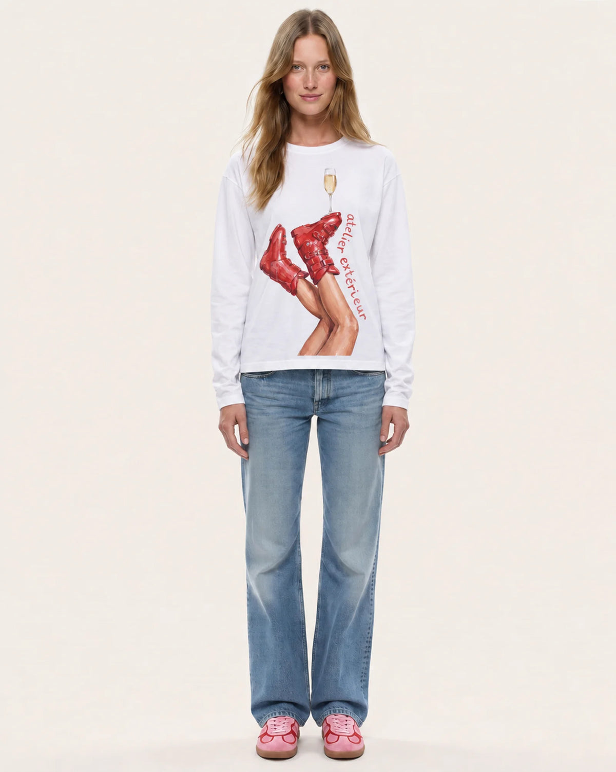 Champagne Long Sleeve Tee