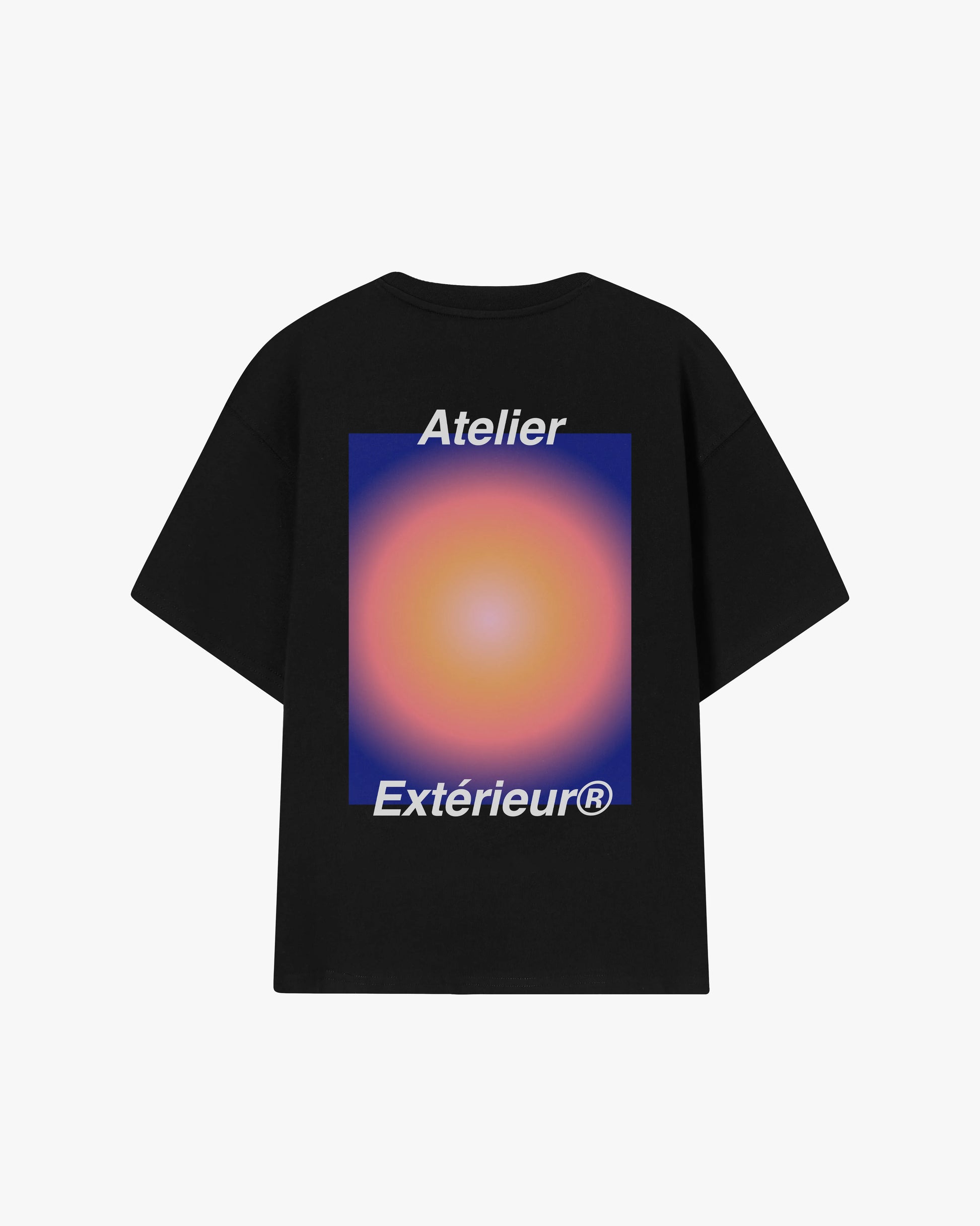gradient boxy tee