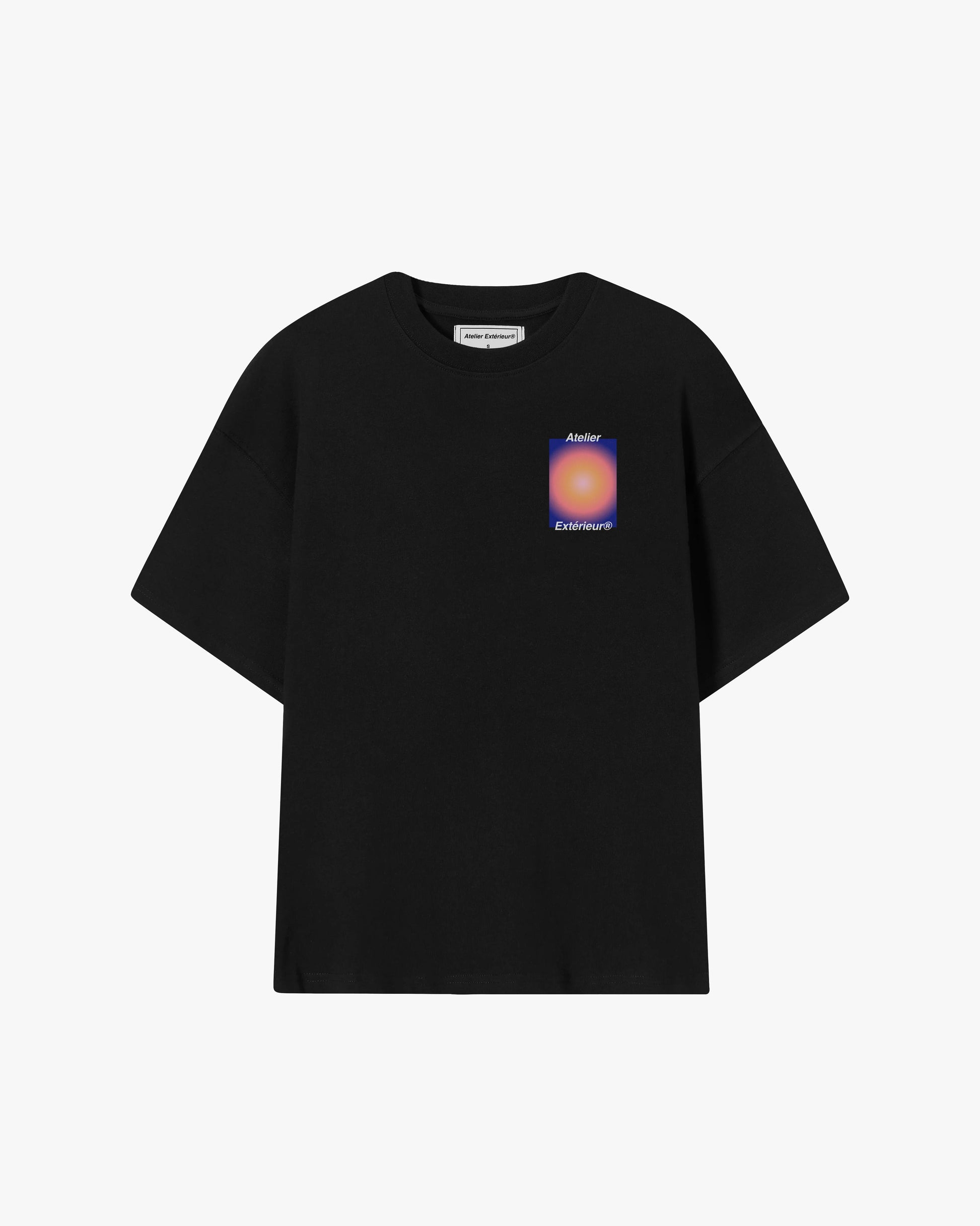 gradient boxy tee