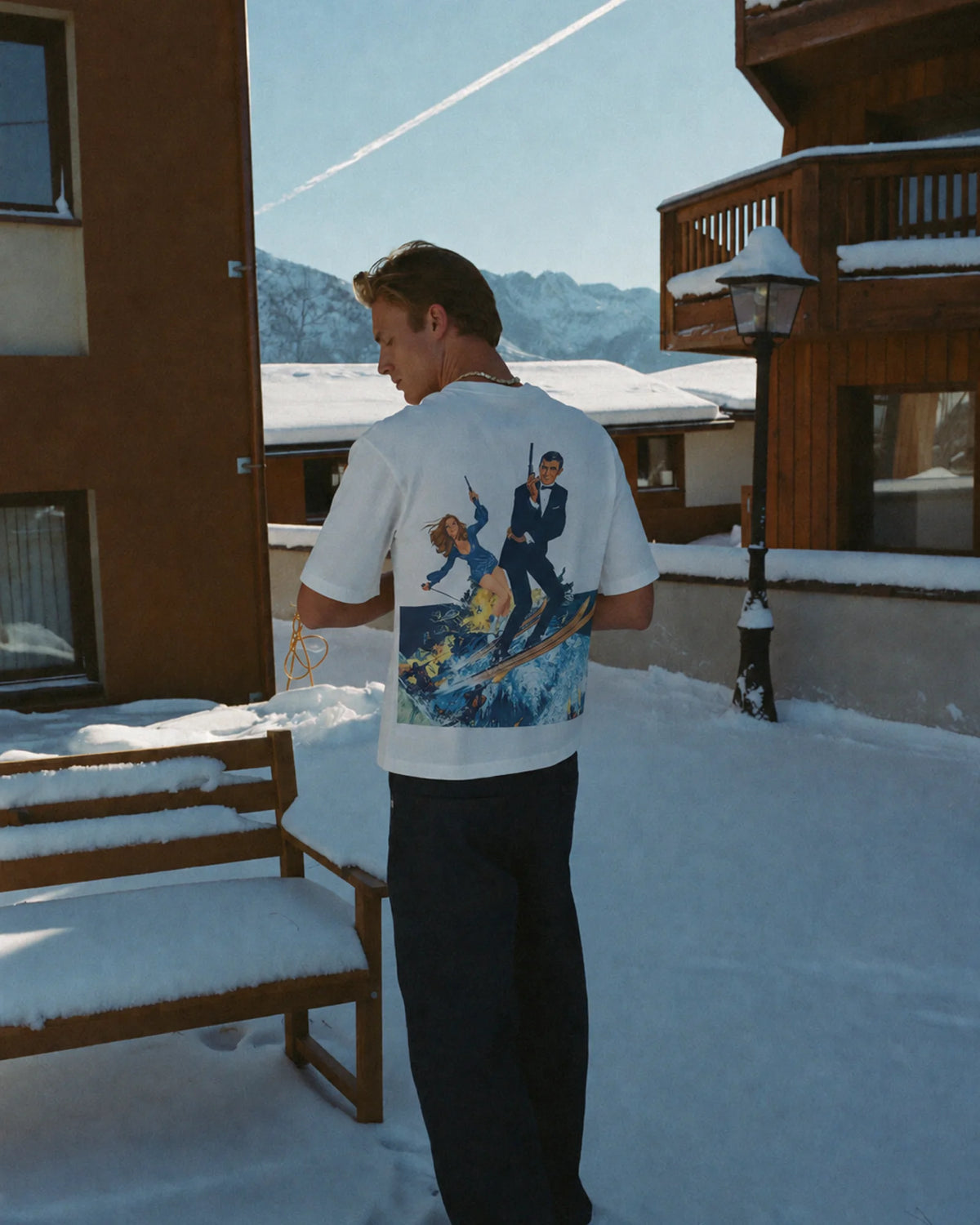 James Bond OHMSS Retro Ski Tee