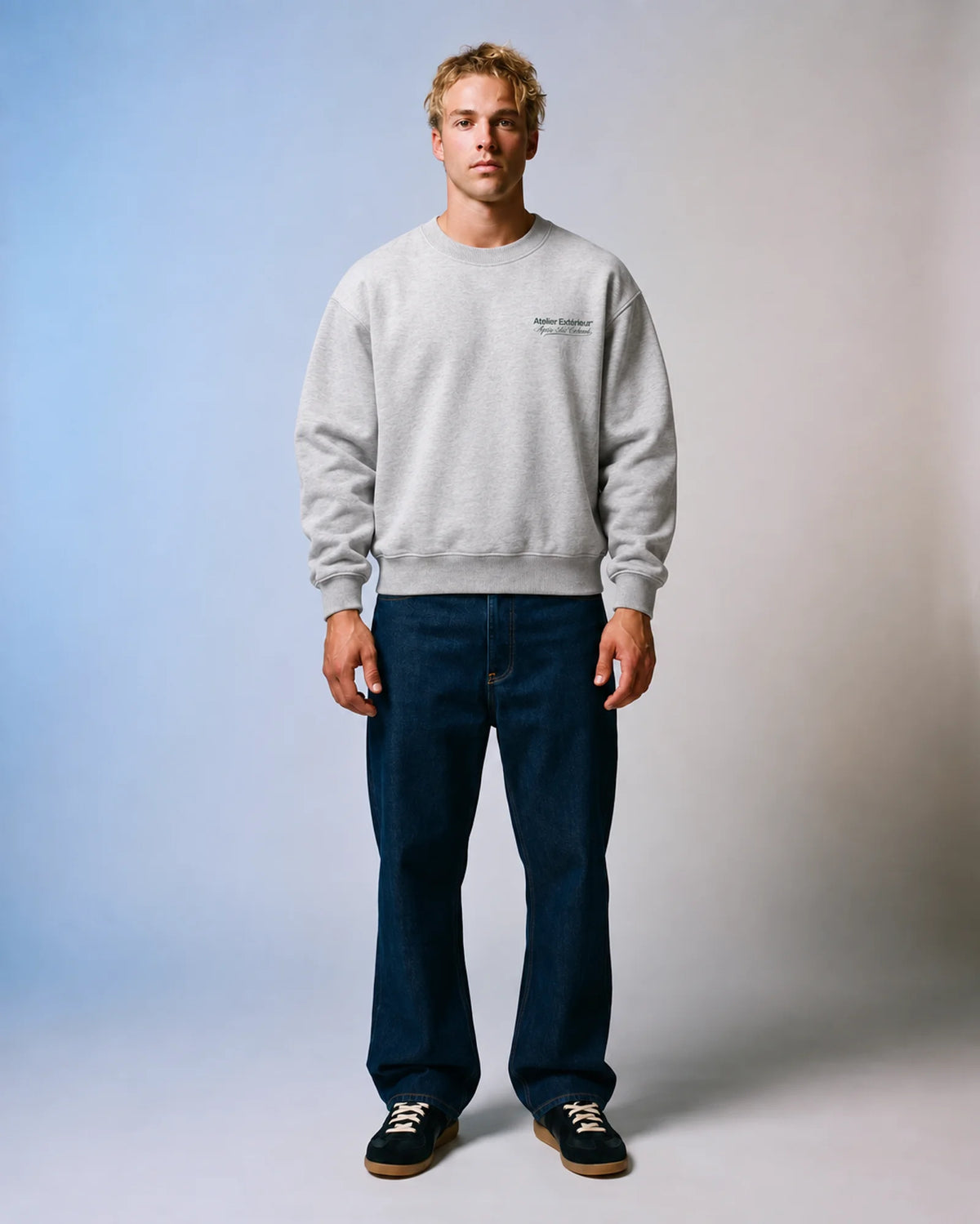 My Round Crewneck - Heather Gray