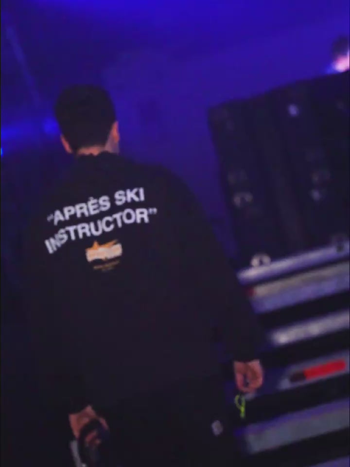 APRÉS SKI INSTRUCTOR X LIVELIFE Ski Club Hoodie – Skifahrer-Pullover Mit Backprint Für Après-Ski & Party