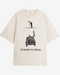 Rather Be Skiing Oversized Tee - Atelier Extérieur