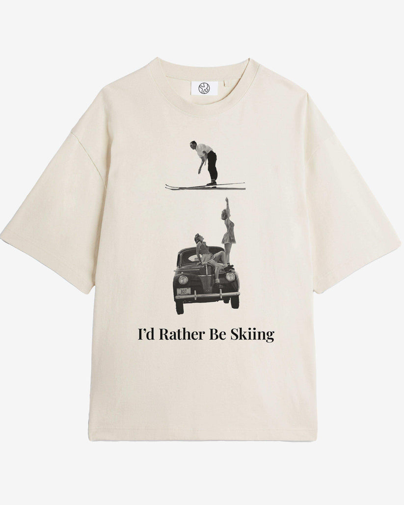 Rather Be Skiing Oversized Tee - Atelier Extérieur