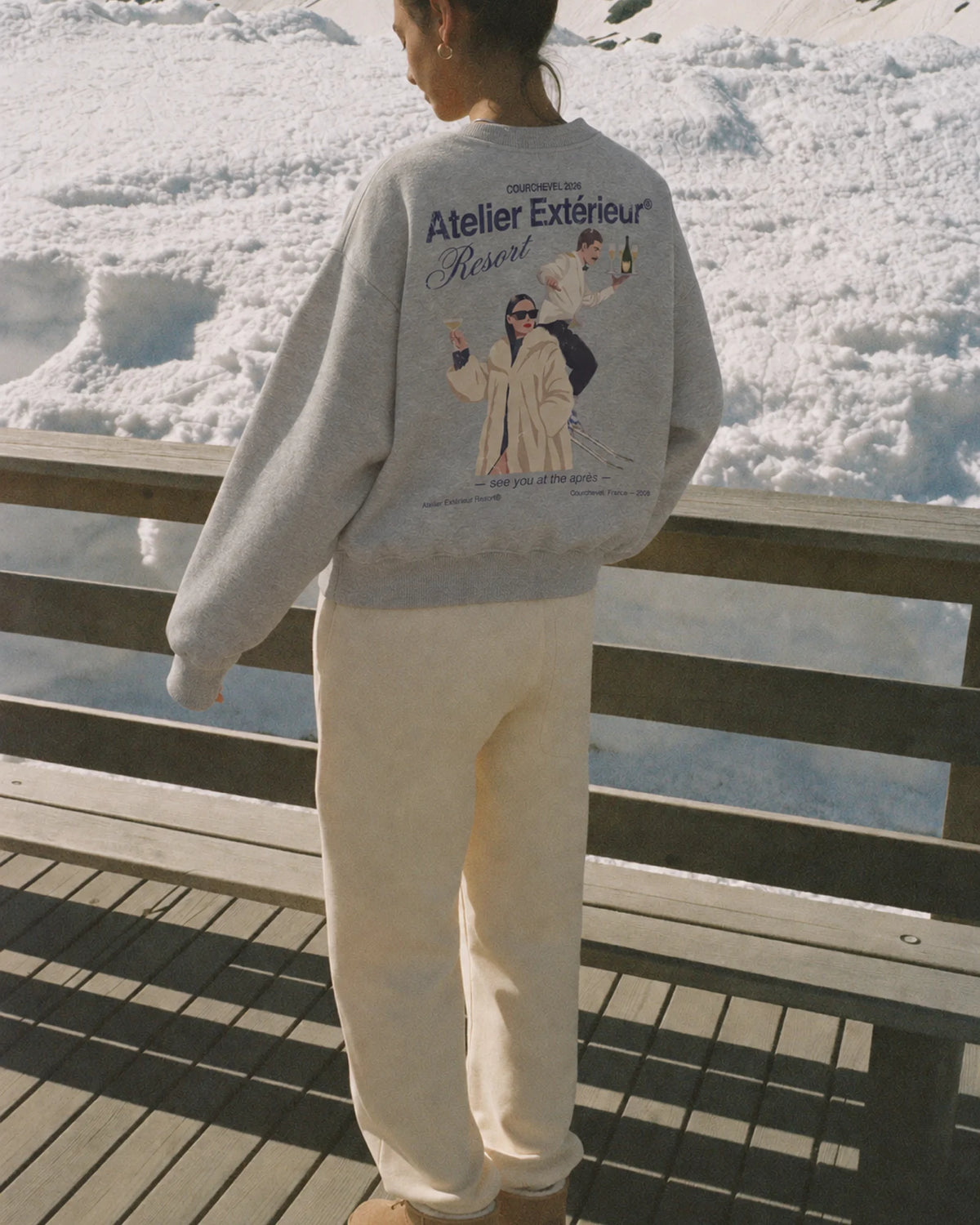 Resort Crewneck - Heather Gray