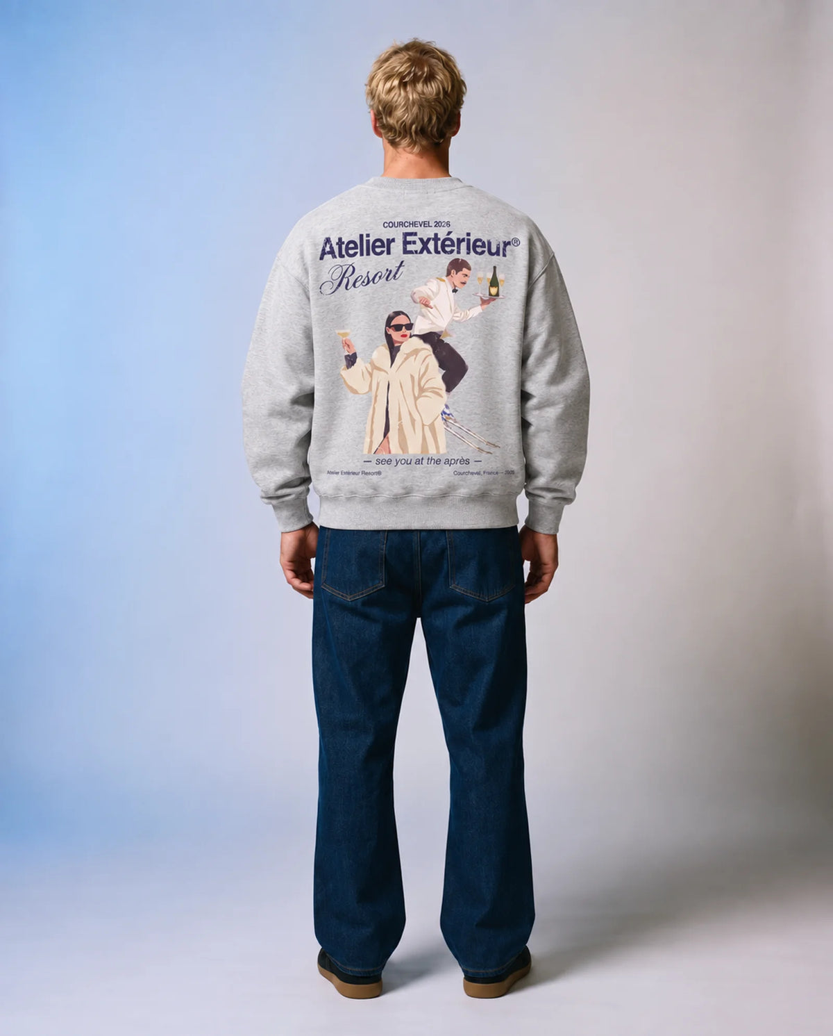 Resort Crewneck - Heather Gray