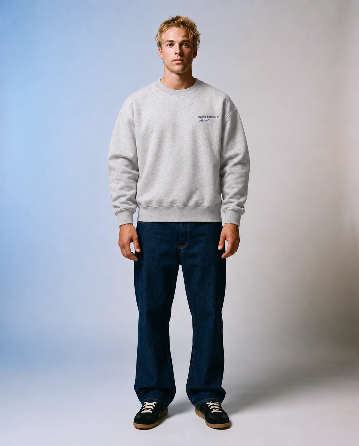 Resort Crewneck - Heather Gray