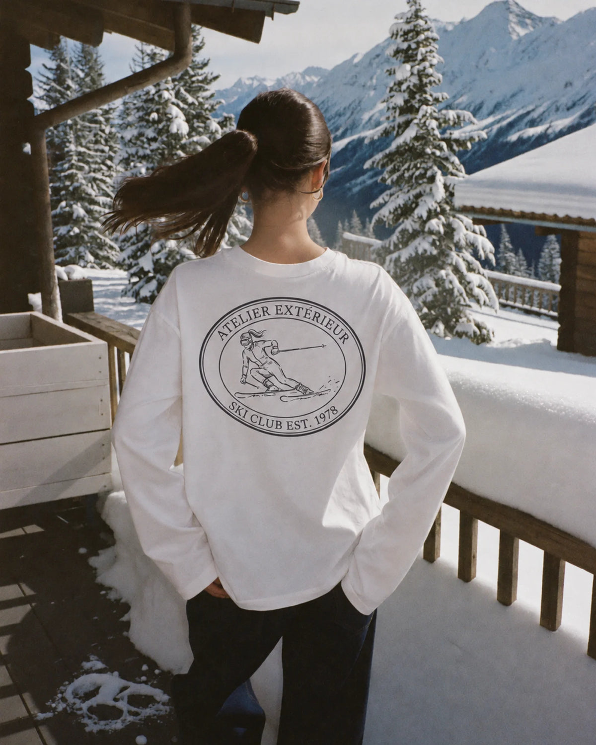 Ski Club Long Sleeve Tee