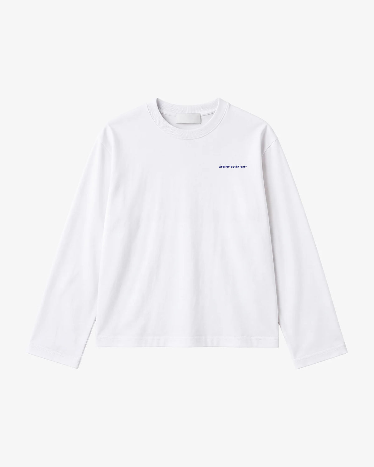 Skiing or Me Long Sleeve Tee - White