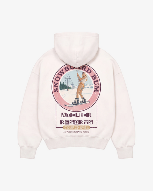 Snowboard Bum Hoodie - Ecru