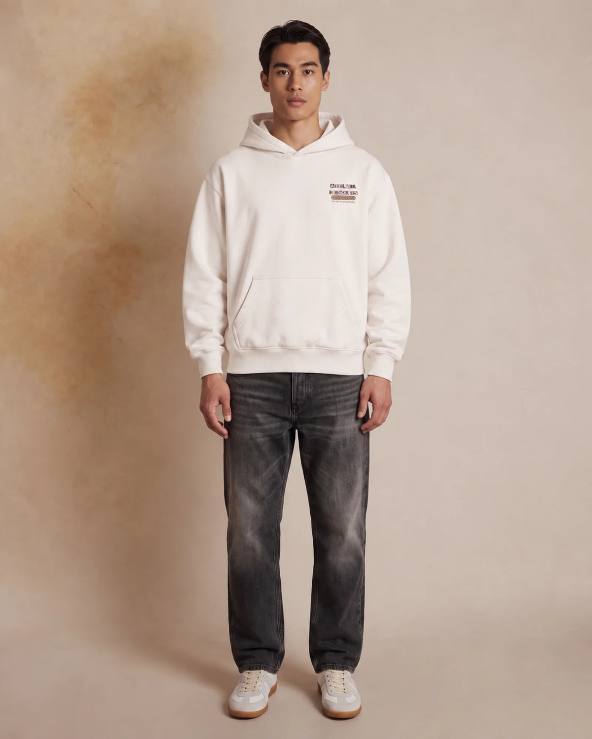 Snowboard Bum Hoodie - Ecru