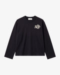 Snowflake Long Sleeve Tee - Black