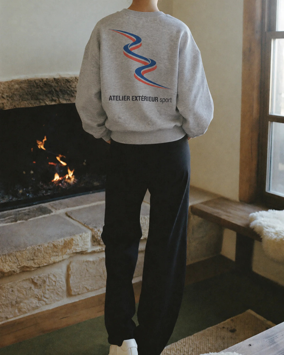 Sport Crewneck - Heather Gray
