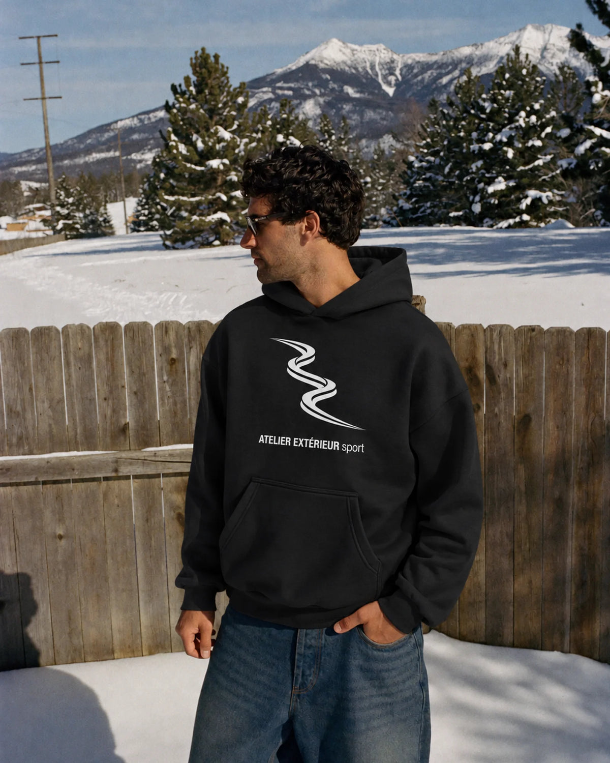 Sport Hoodie — Black
