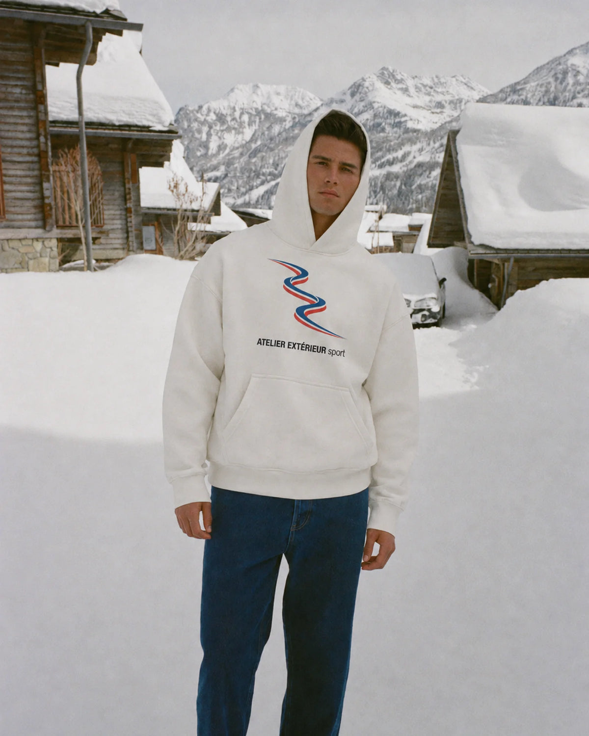 Sport Hoodie - Ecru