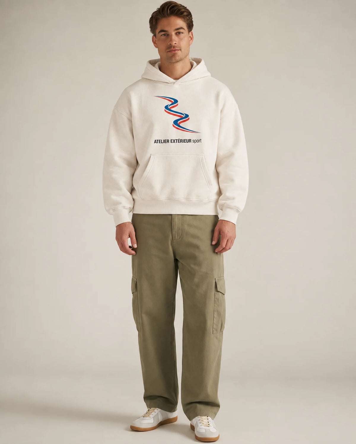 Sport Hoodie - Ecru