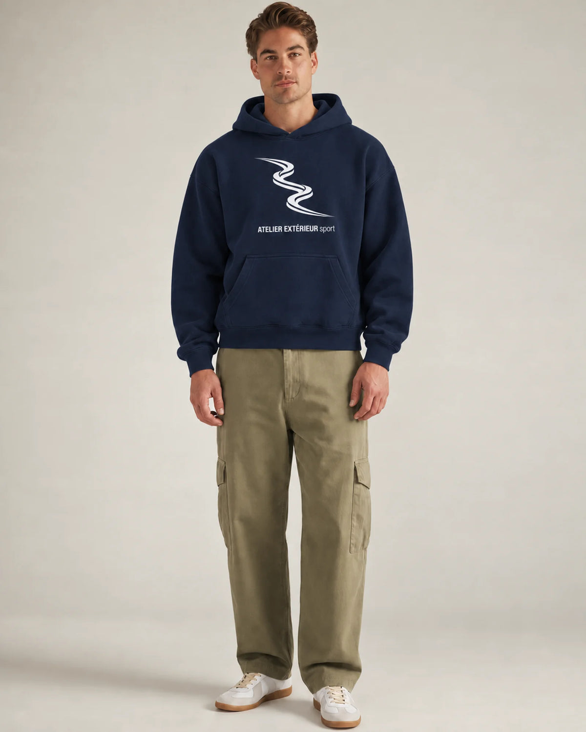 Sport Hoodie — Navy