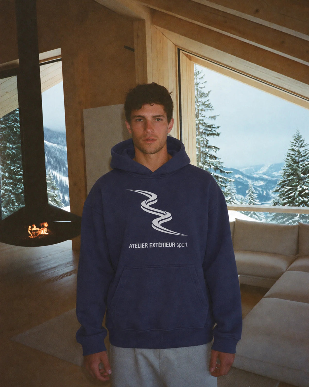 Sport Hoodie — Navy