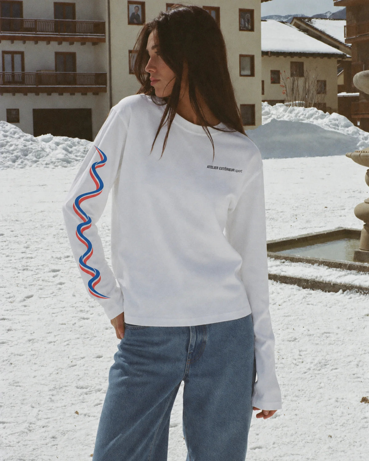 Sport Long Sleeve Tee - White
