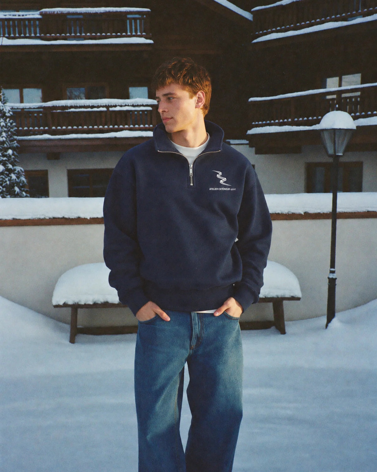 Sport Quarter Zip - Navy