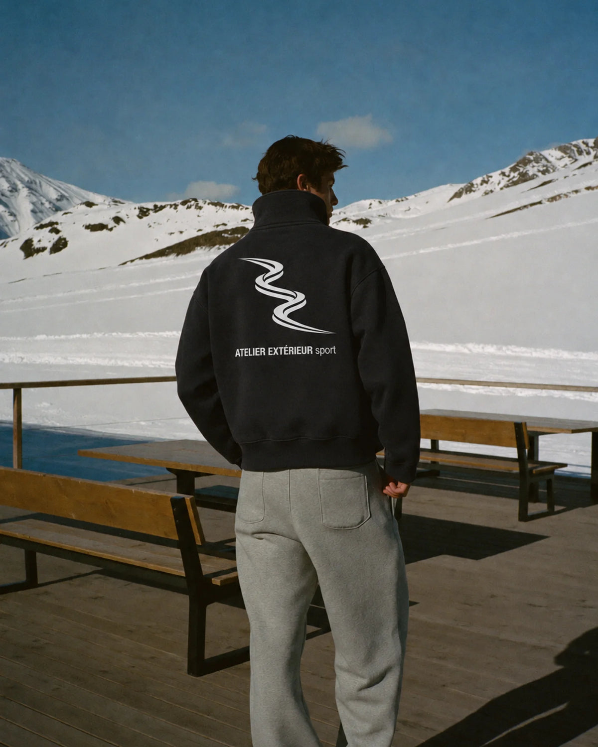 Sport Quarter Zip - Black