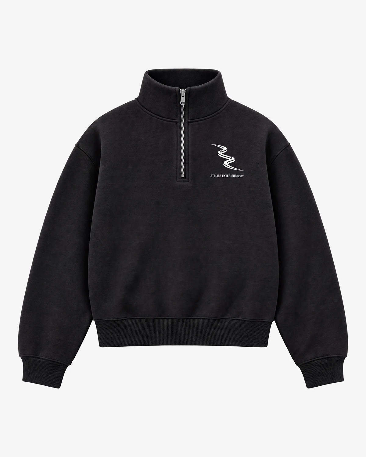 Sport Quarter Zip - Black