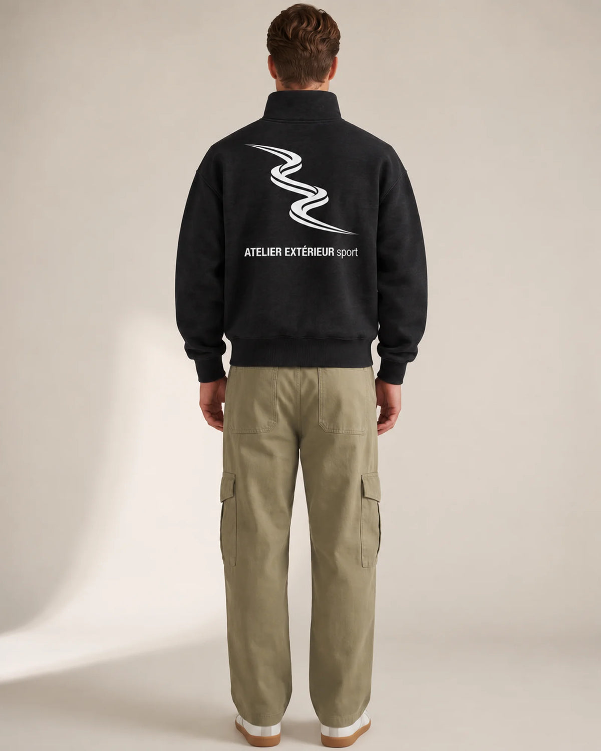 Sport Quarter Zip - Black