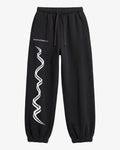 Sport Sweatpants - Cuffed - Black