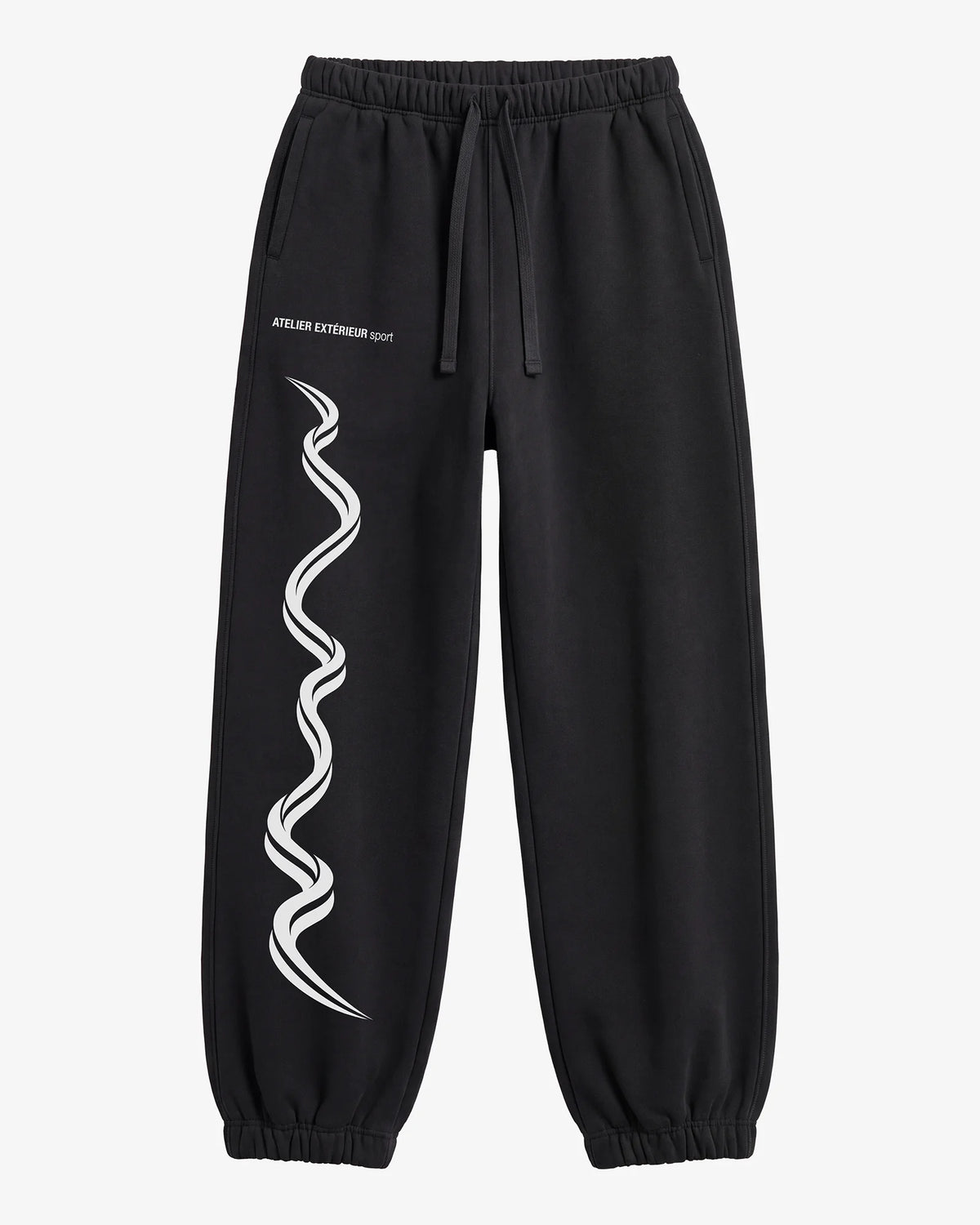 Sport Sweatpants - Cuffed - Black