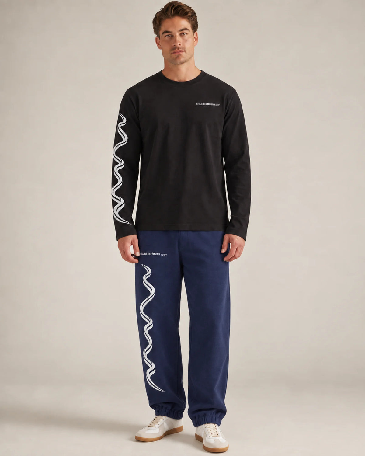 Sport Sweatpants - Cuffed - Navy