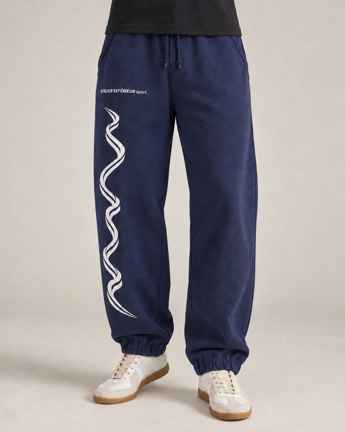 Sport Sweatpants - Cuffed - Navy