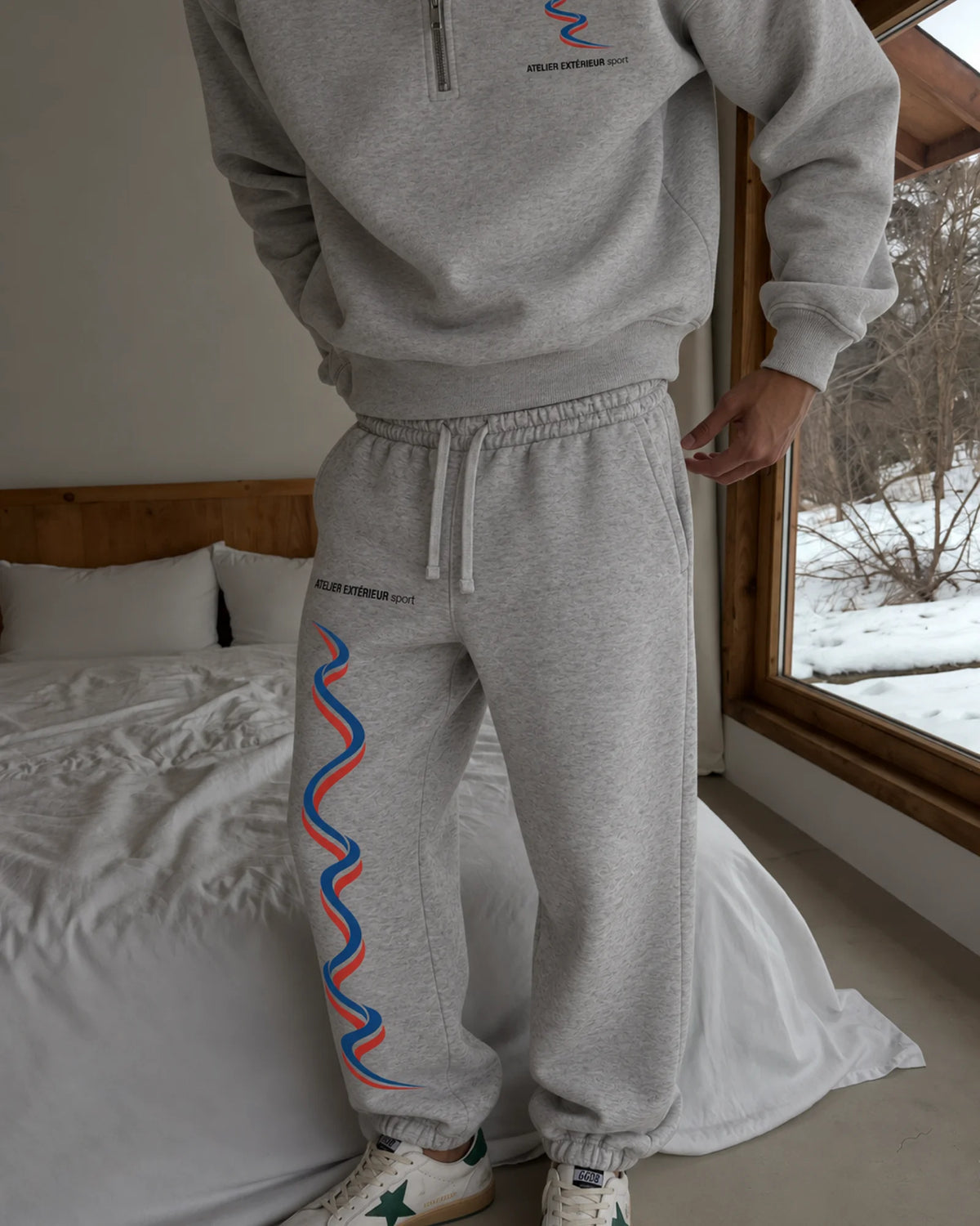 Sport Sweatpants - Cuffed - Heather Gray