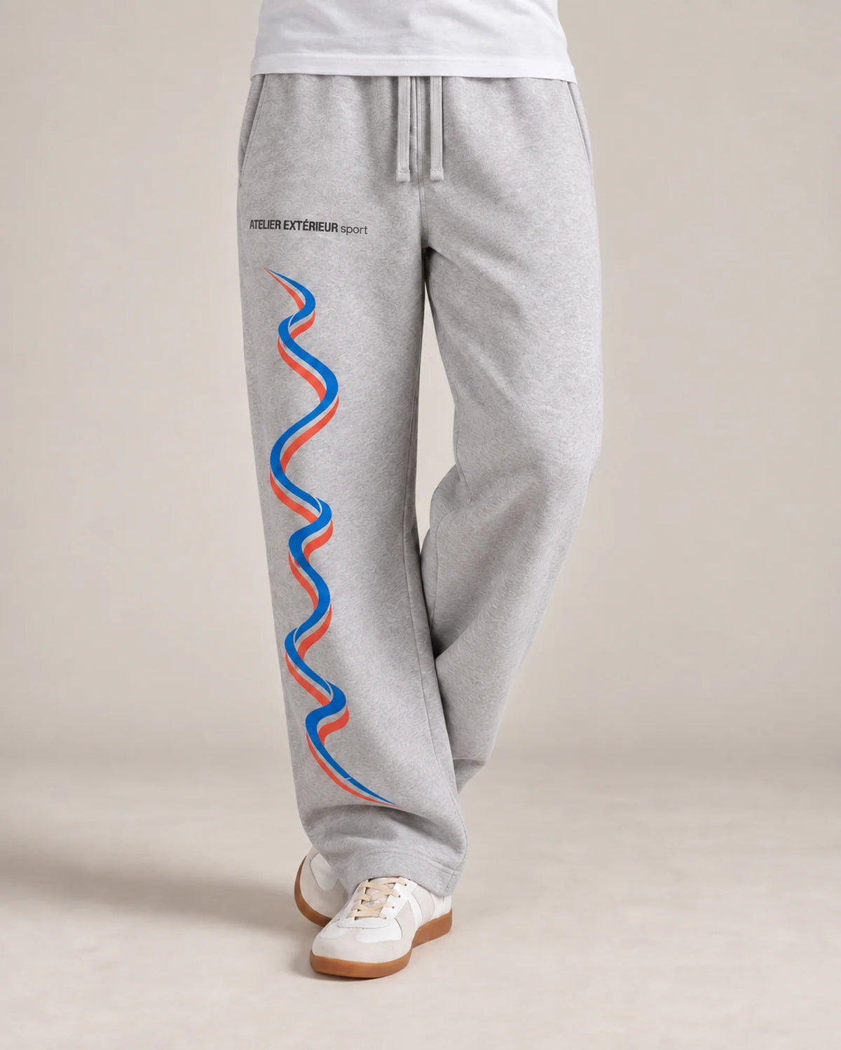 Sport Sweatpants - Straight Leg - Heather Gray