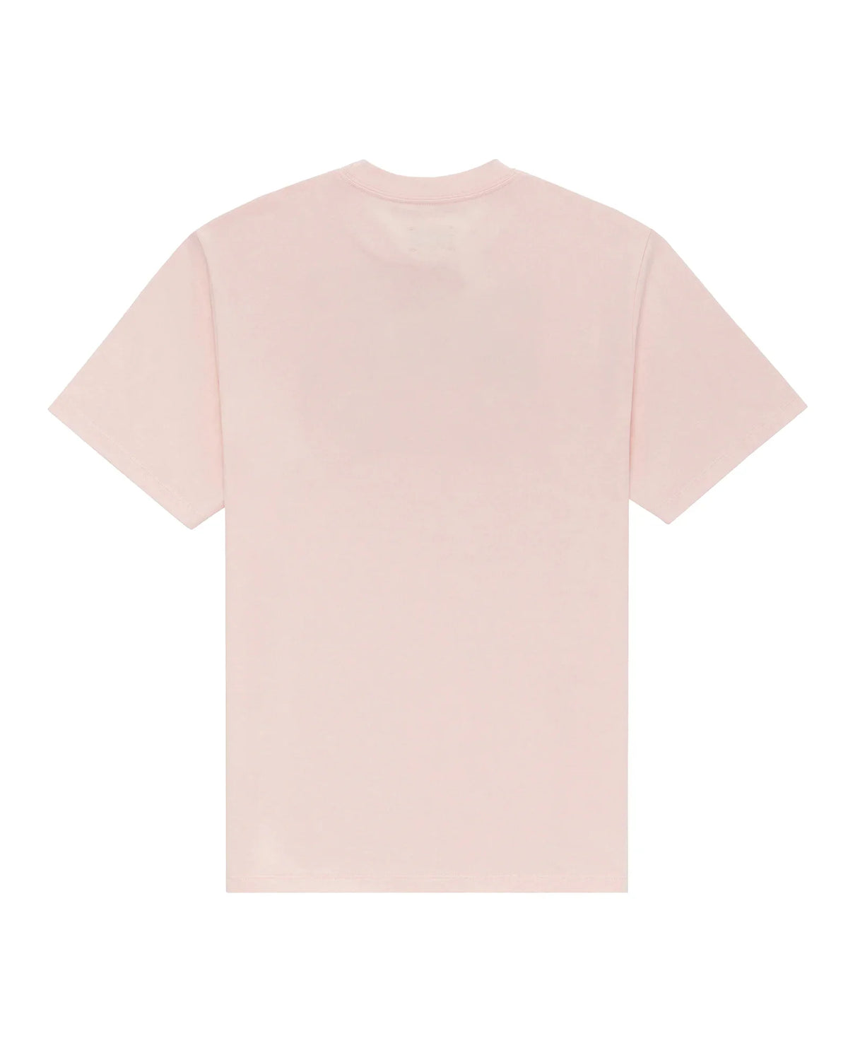 Cowgirl Ski Club women's tee in pink, back view, unprinted